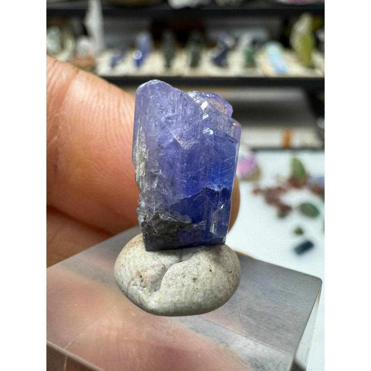 15.2 Carat Tanzanite Crystal from Tanzania #237 - Natural Gemstone for Jewelry Making and Collecting