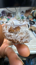 28.4g Etched Champaigne Topaz Crystal #37