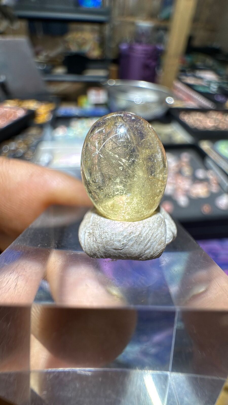 6.1ct Golden Tourmaline Cab 70