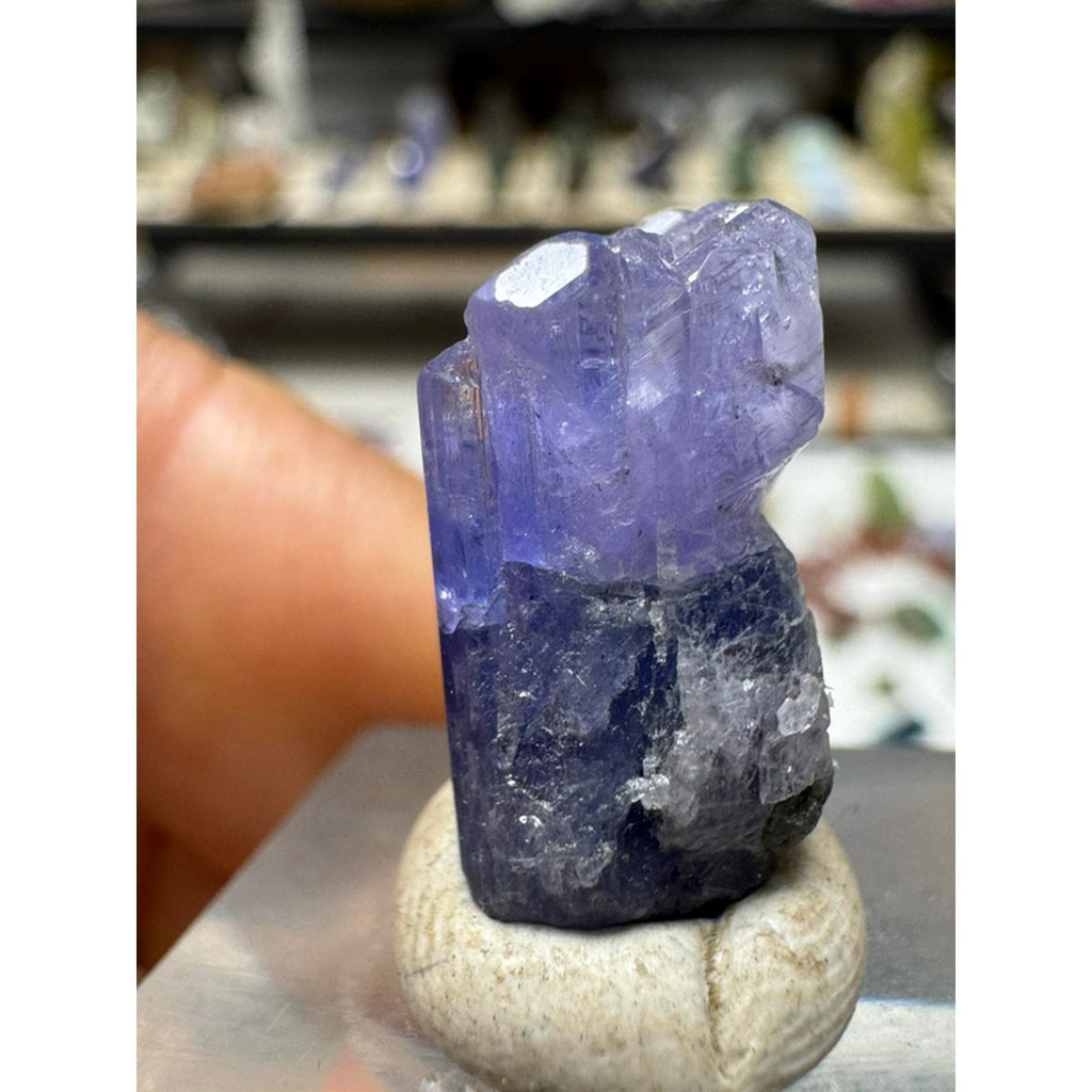 15.2 Carat Tanzanite Crystal from Tanzania #237 - Natural Gemstone for Jewelry Making and Collecting