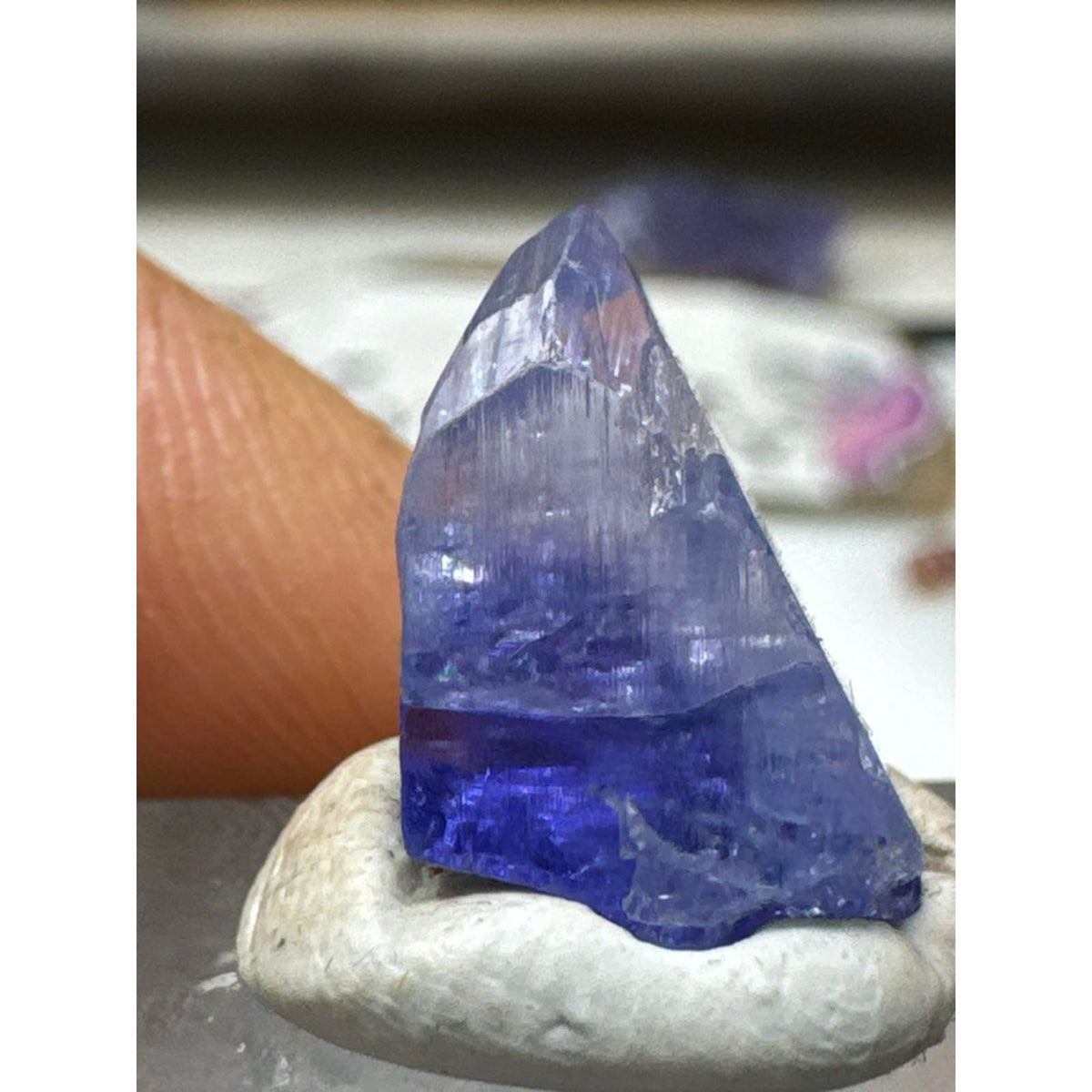 12 Carat Terminated Tanzanite Crystal #245 from Tanzania - Natural Gemstone for Jewelry Making