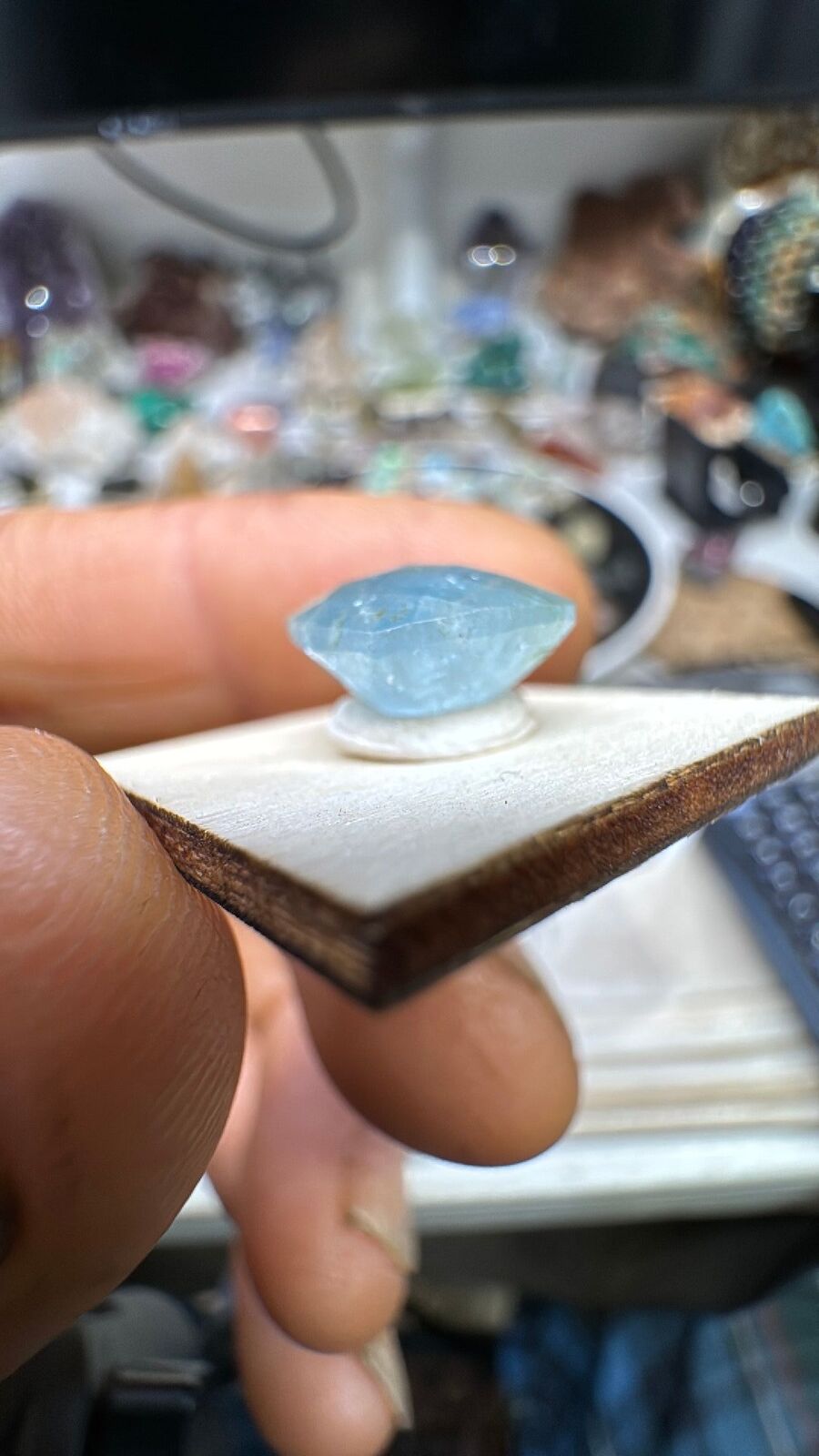 5.7ct Aquamarine Facet #24