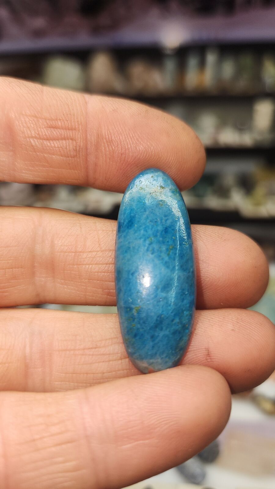 Blue apatite #125