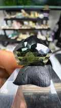 9.3ct Moldavite Facet Gemstone #6