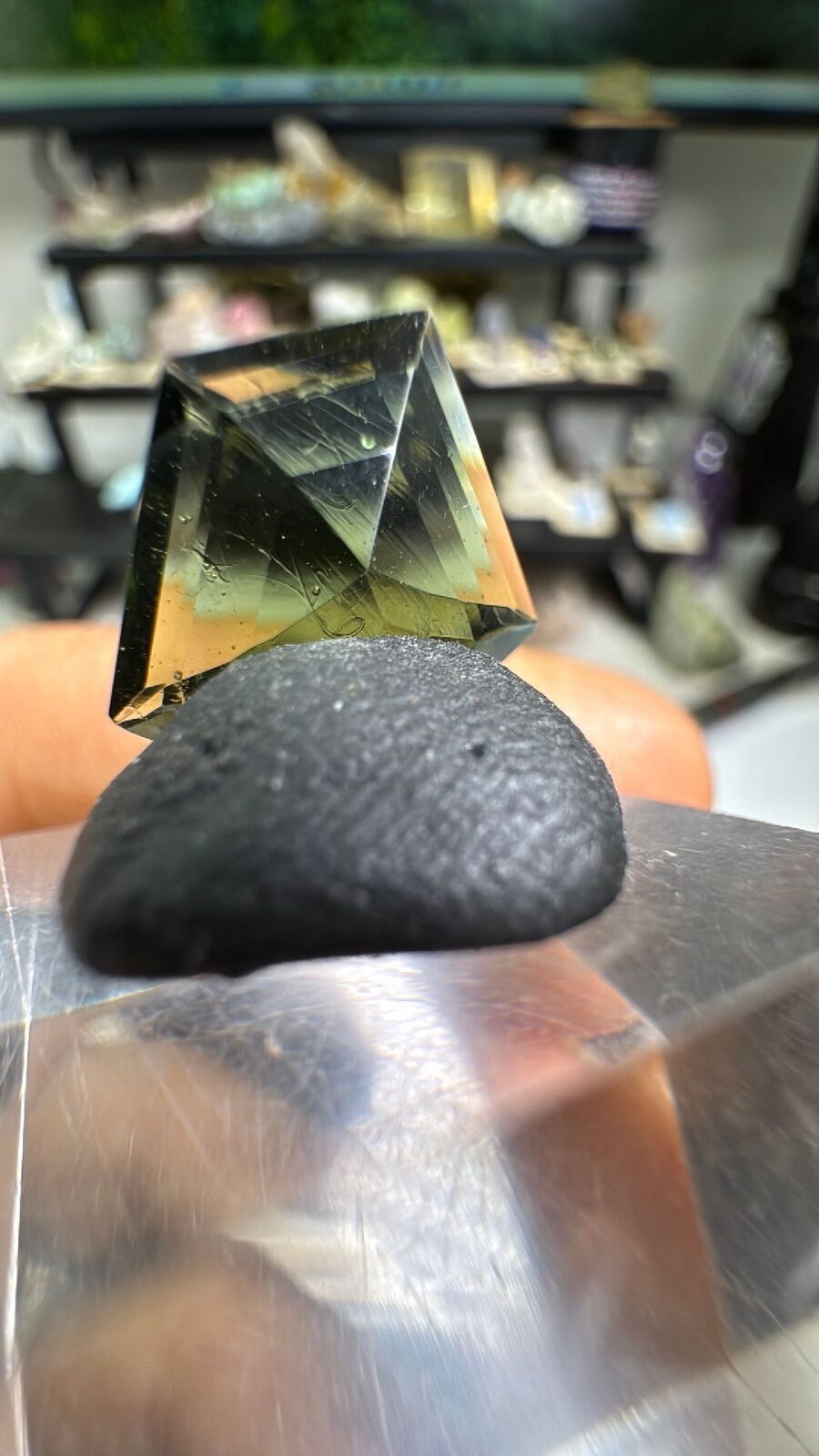 4.6ct Faceted Moldavite #7