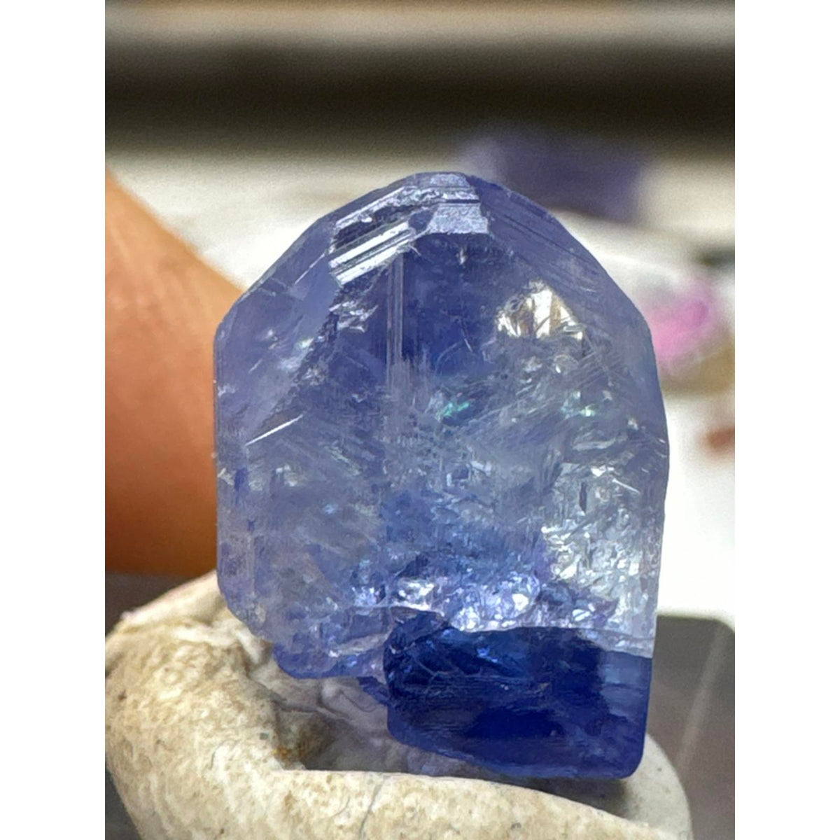 12 Carat Terminated Tanzanite Crystal #245 from Tanzania - Natural Gemstone for Jewelry Making