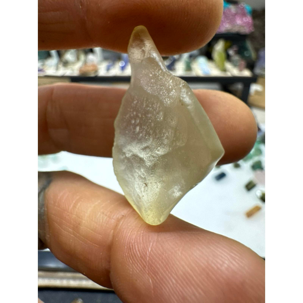 Libyan Desert Glass #264 7.6 Grams from Egypt Authentic Natural Specimen