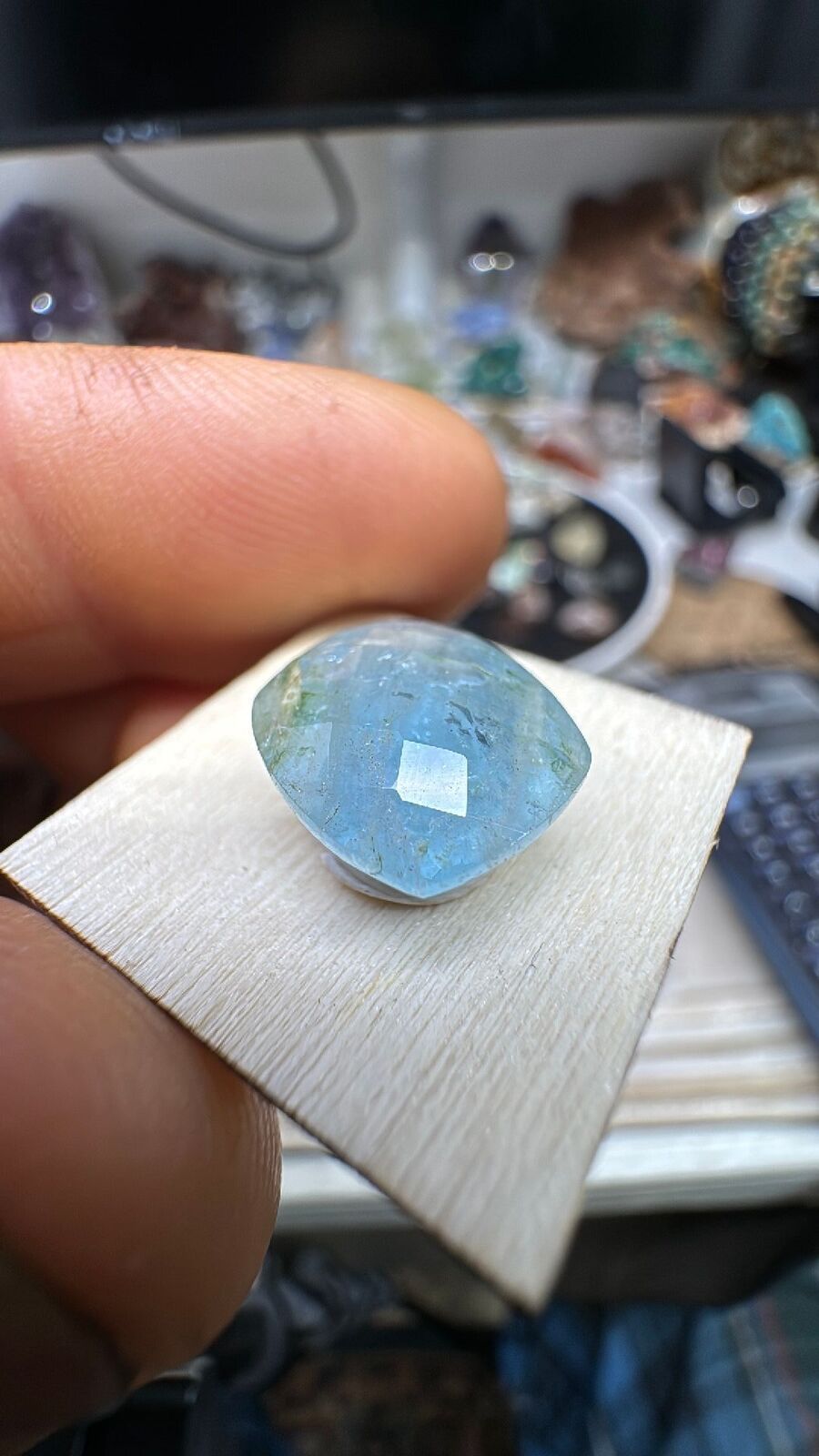 5.7ct Aquamarine Facet #24