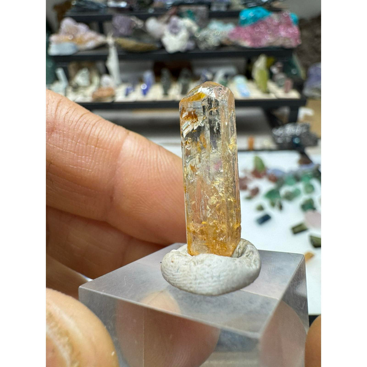 2.7g Imperial Topaz Crystal from Zambia #228 - Natural Gemstone for Jewelry Making and Collecting