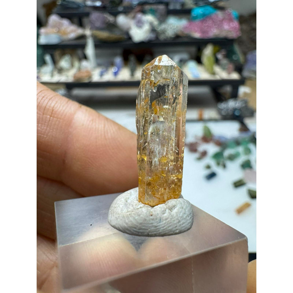 2.7g Imperial Topaz Crystal from Zambia #228 - Natural Gemstone for Jewelry Making and Collecting