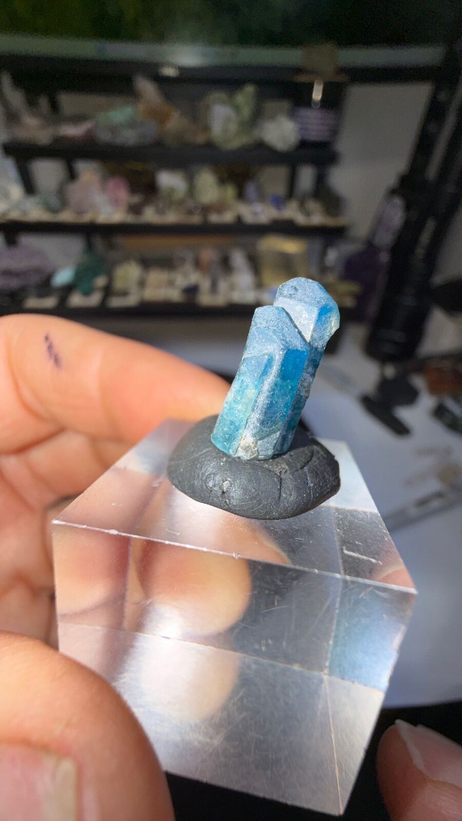 Blue apatite #139
