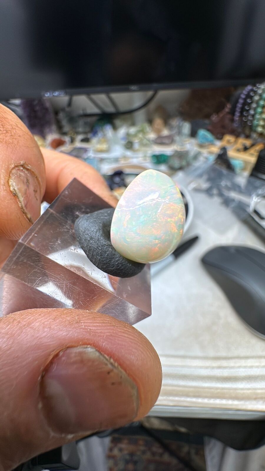 11.3ct Opal cab Ethiopia welo #12