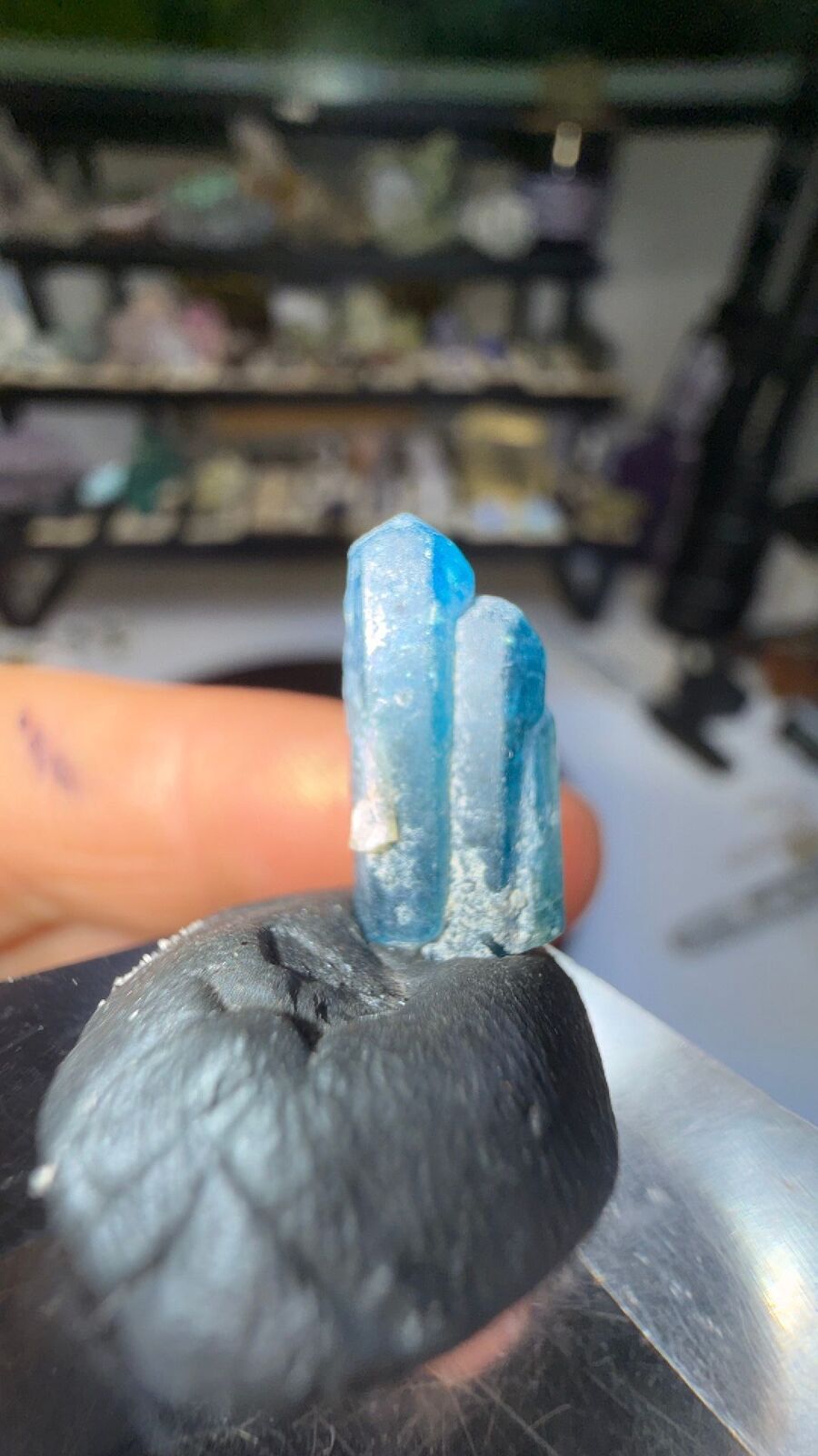 Blue apatite #139