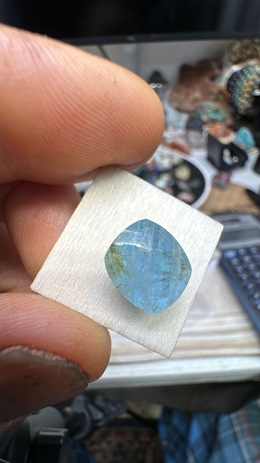5.7ct Aquamarine Facet #24