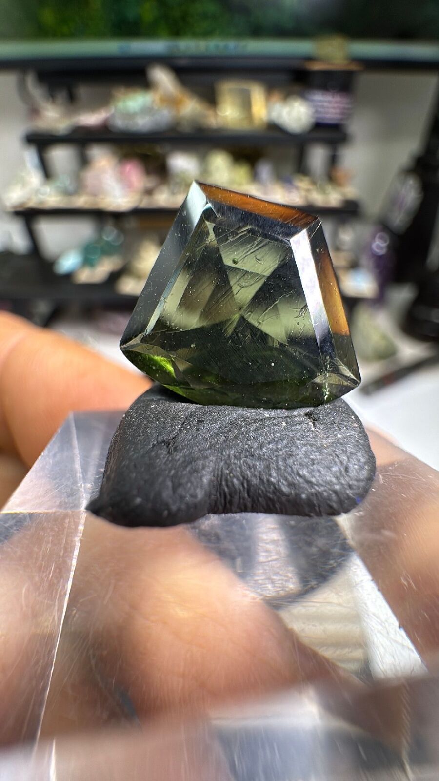 4.6ct Faceted Moldavite #7