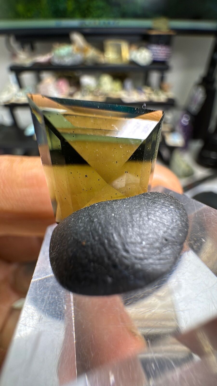 11.1ct Moldavite Faceted Gem 💎 #5