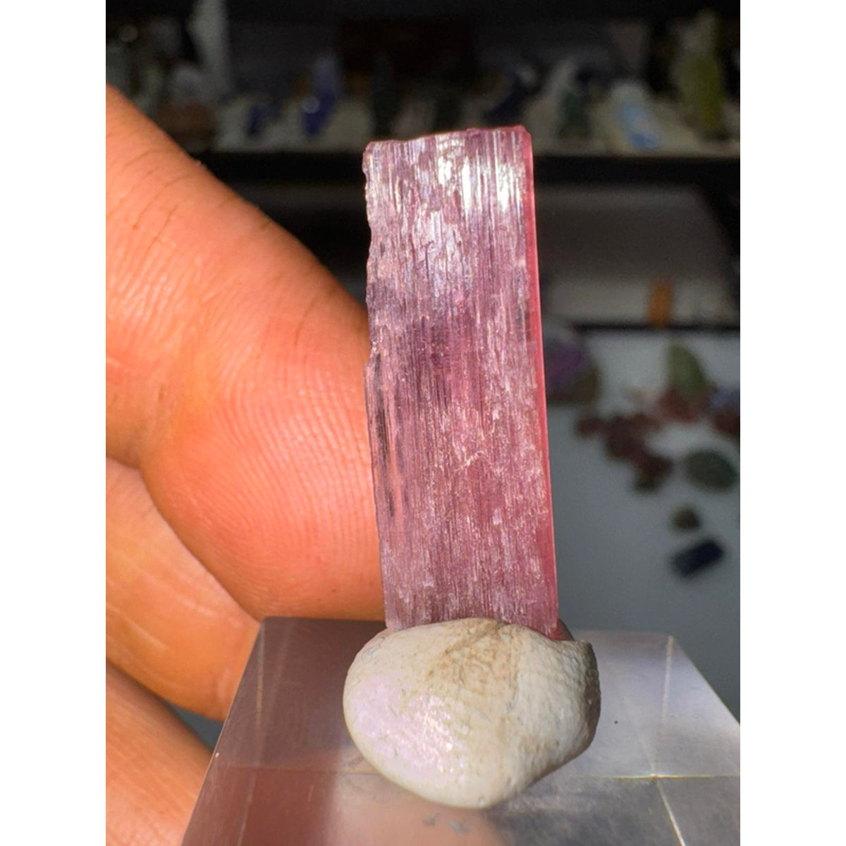 1.5 gram Rubelite tourmaline crystal #246 from Afghanistan