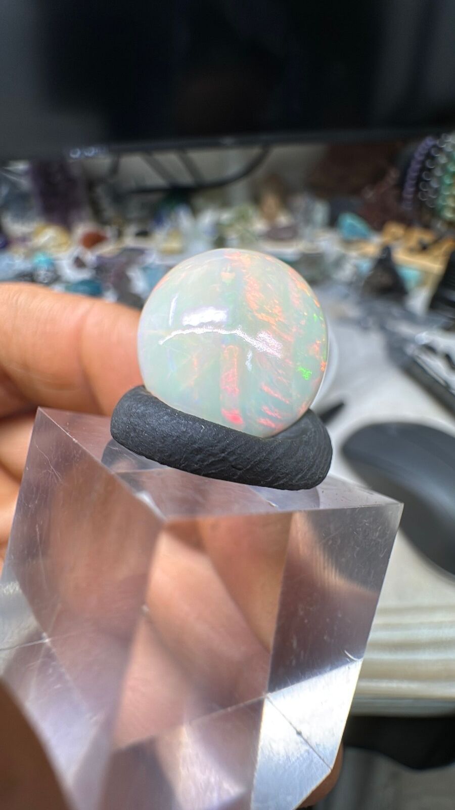 9.3ct Ethiopian welo Opal cab #15