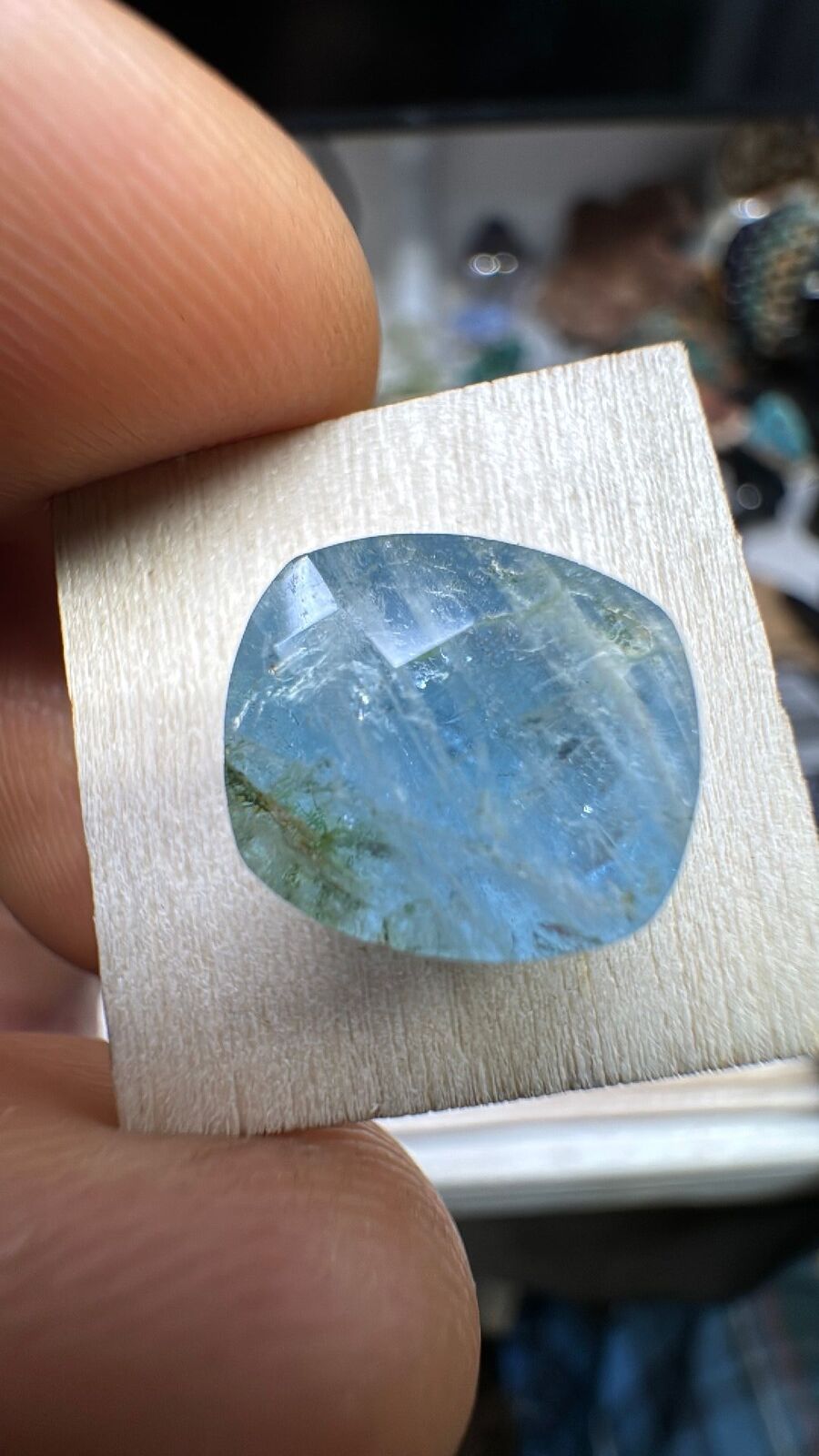 5.7ct Aquamarine Facet #24
