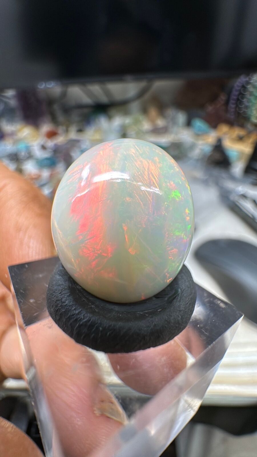 9.3ct Ethiopian welo Opal cab #15