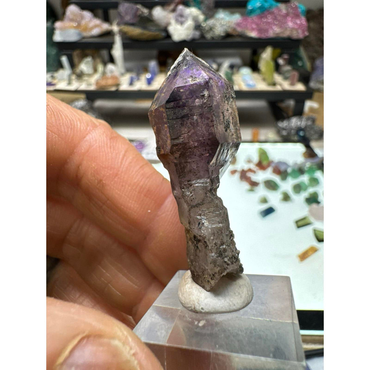 Zambian Amethyst Scepter #252 11 Gram AAA Grade Natural Crystal Specimen from Zambia