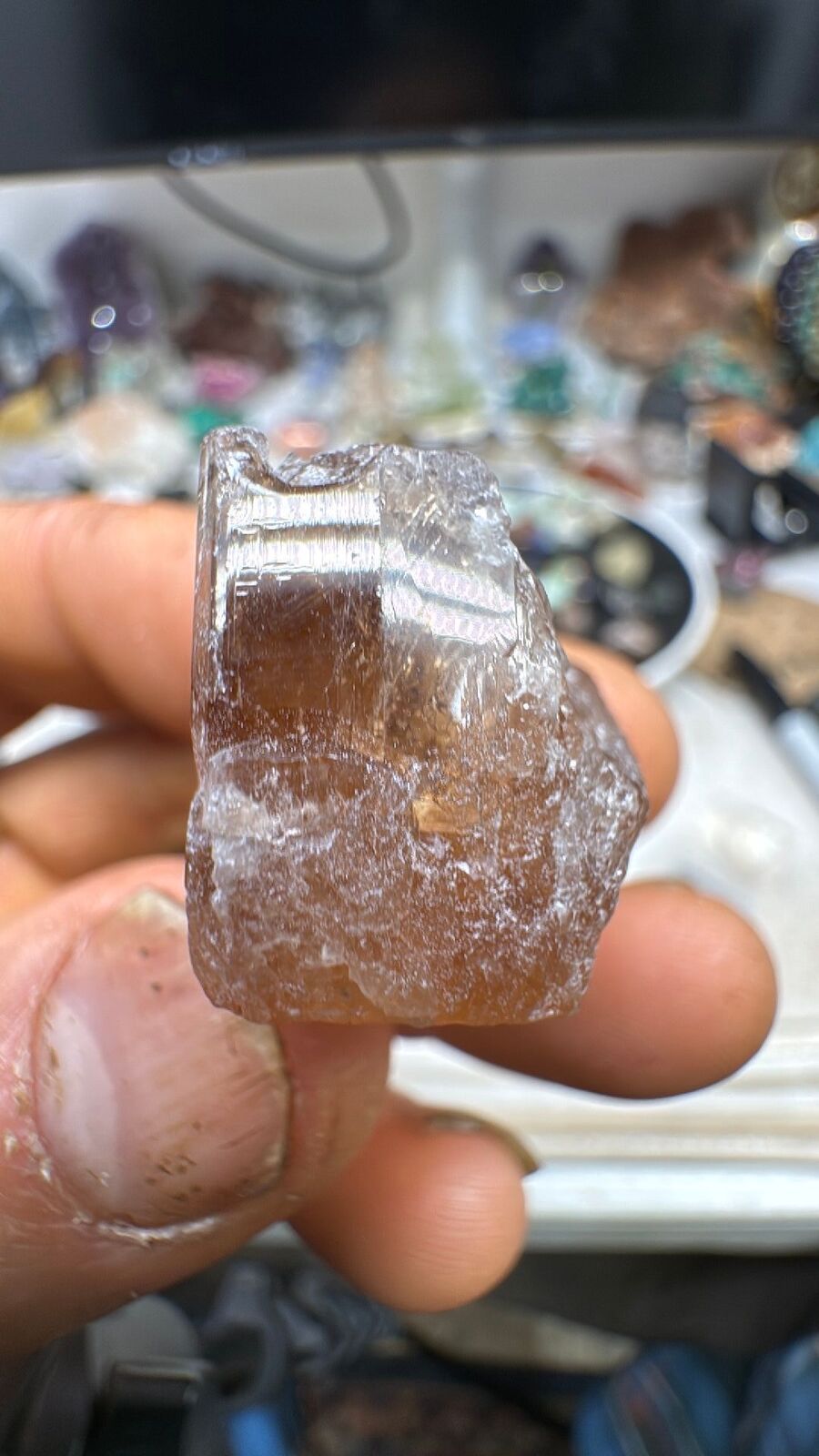 26.3g Champagne Topaz Crystal #45
