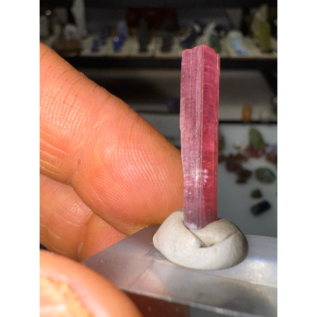 1.5 gram Rubelite tourmaline crystal #246 from Afghanistan