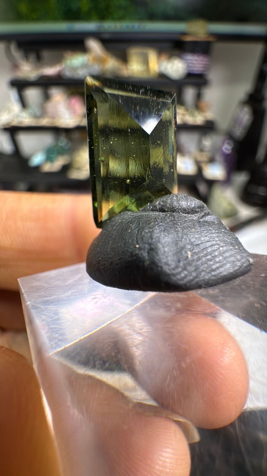 5.1ct Faceted Moldavite #14
