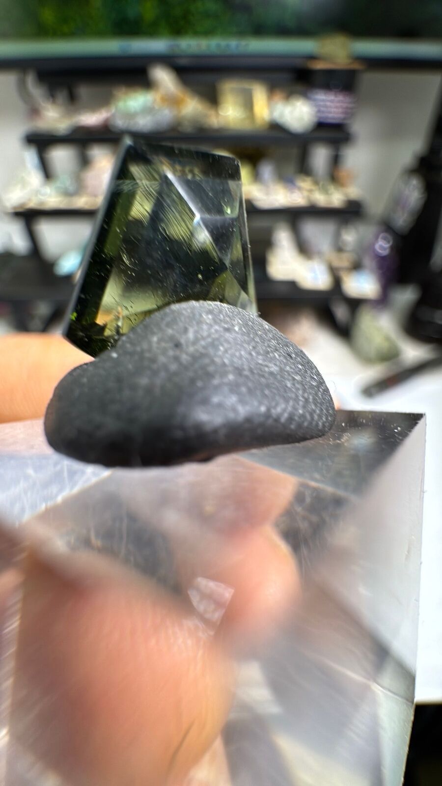 4.6ct Faceted Moldavite #7
