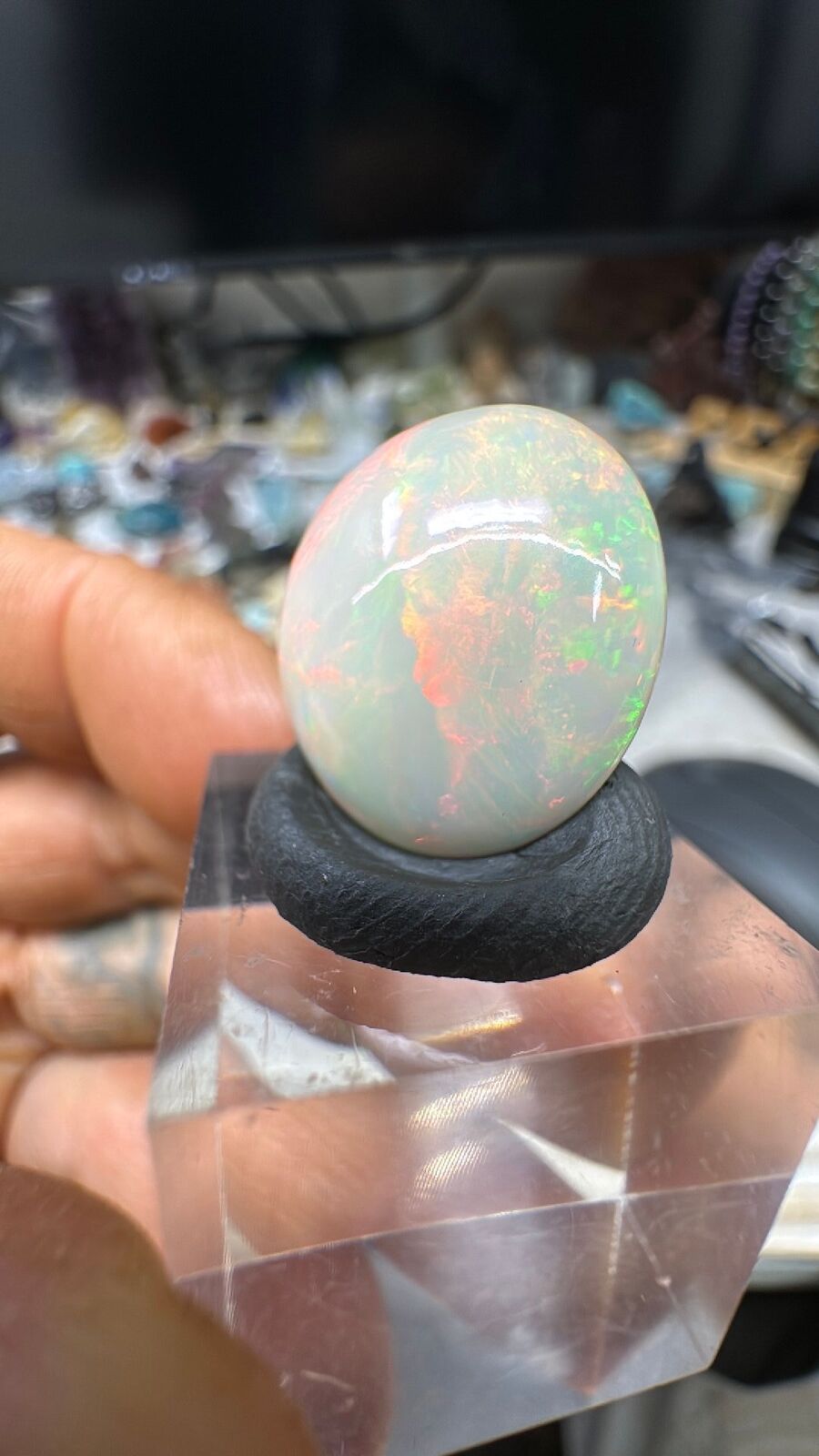 9.3ct Ethiopian welo Opal cab #15