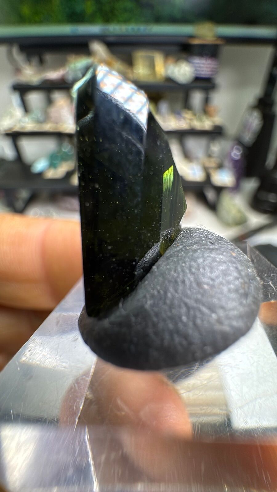 11.1ct Moldavite Faceted Gem 💎 #5