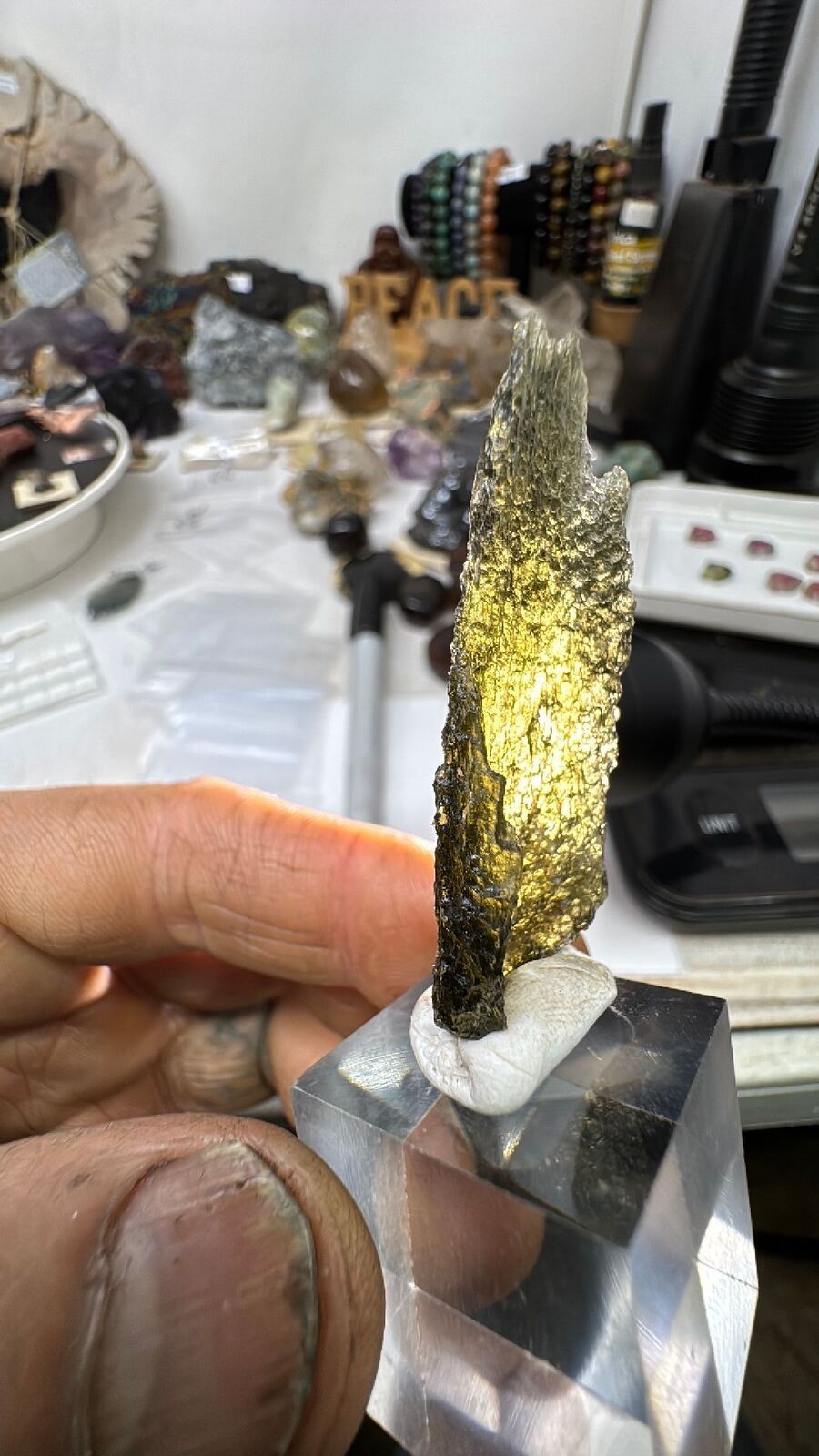 5.1g Angel Wing Moldavite #64