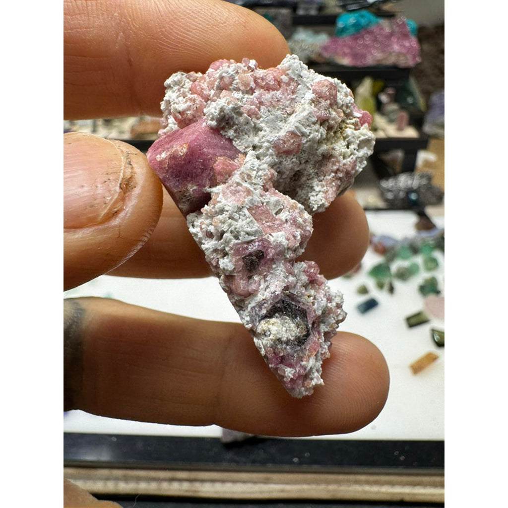 Raspberry garnet specimen #227