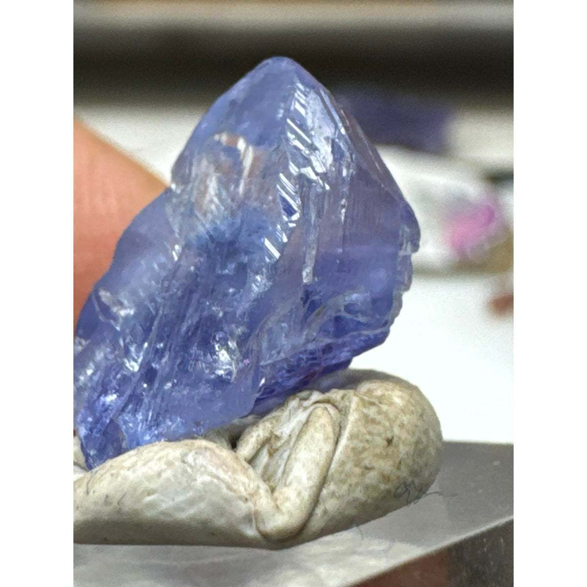 12 Carat Terminated Tanzanite Crystal #245 from Tanzania - Natural Gemstone for Jewelry Making