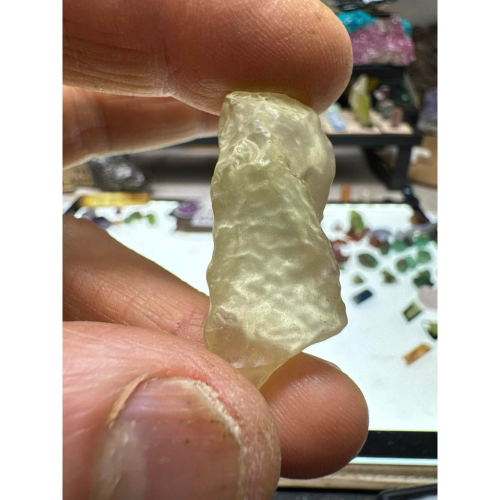 Libyan Desert Glass True Tektite Impactite #263 12 Gram Sample from Egypt Authentic Natural Stone