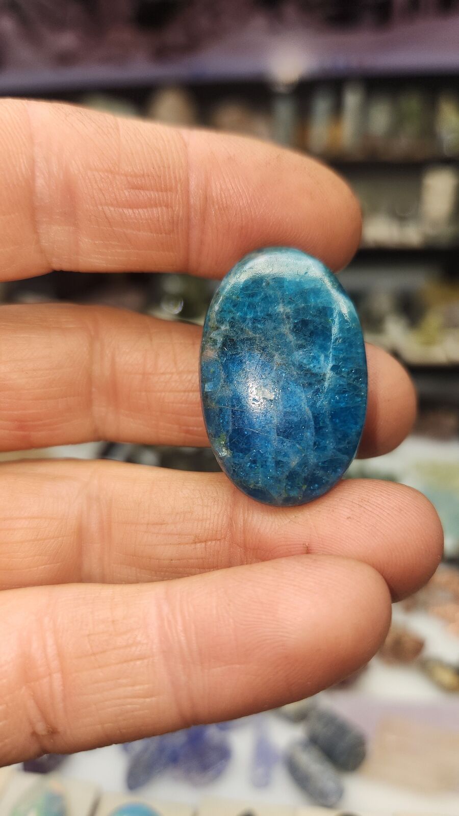 Blue apatite #125
