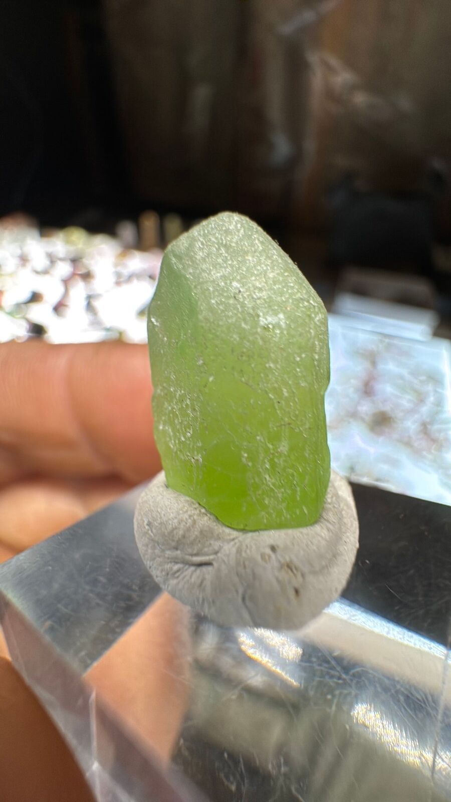 3.1g Peridot Crystal Terminated #26
