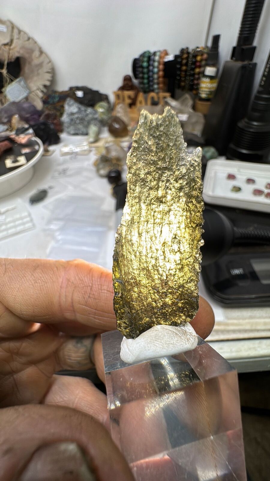 5.1g Angel Wing Moldavite #64