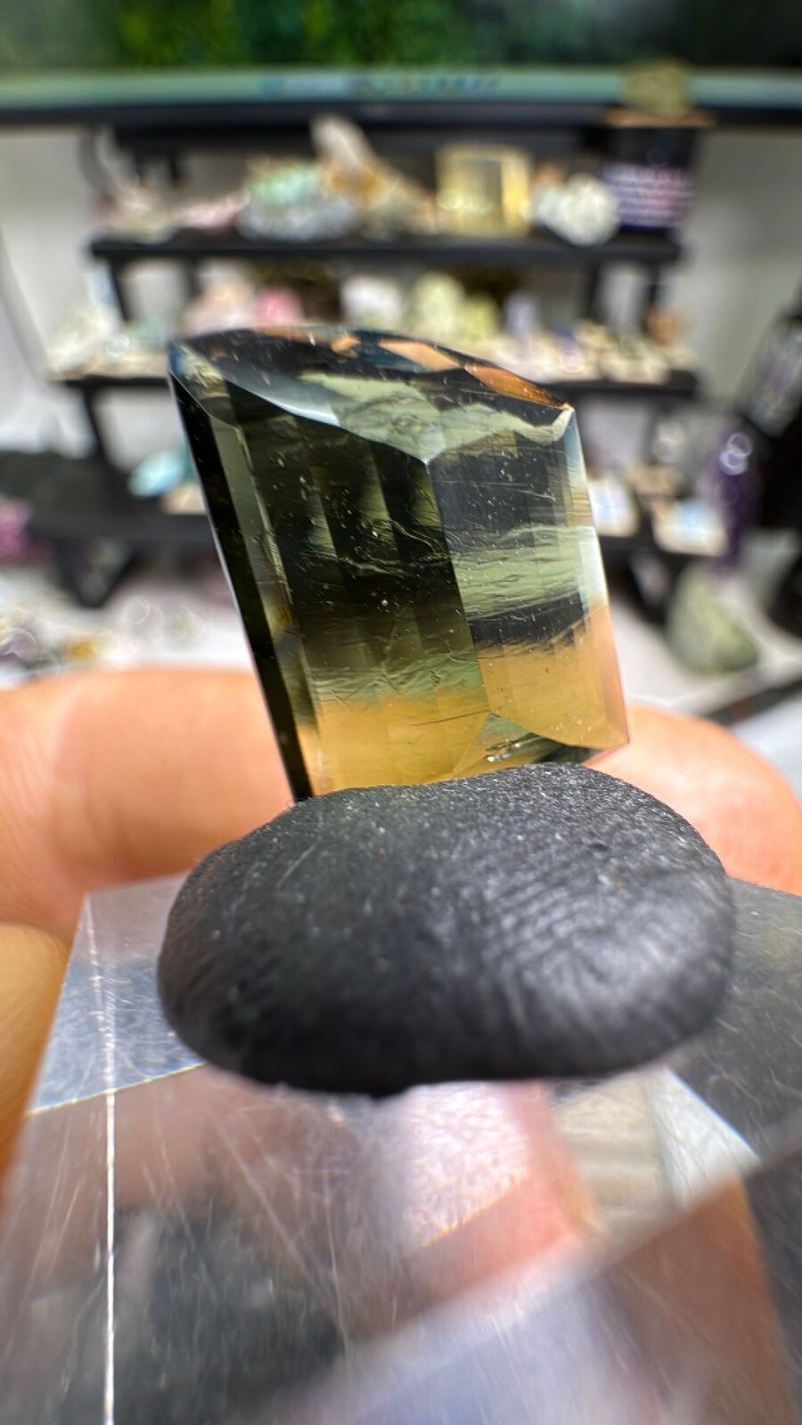 9.6ct Faceted Gem Moldavite #8