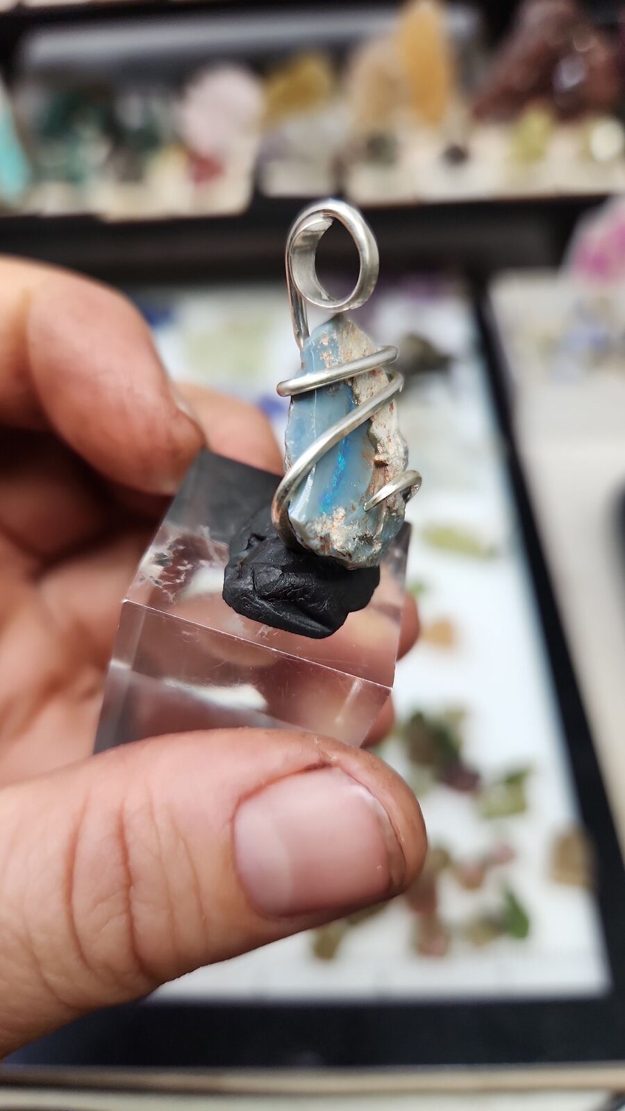 lightning ridge opal #162