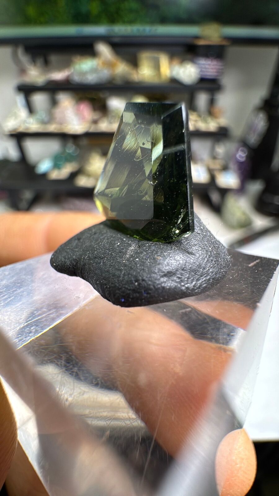 4.6ct Faceted Moldavite #7