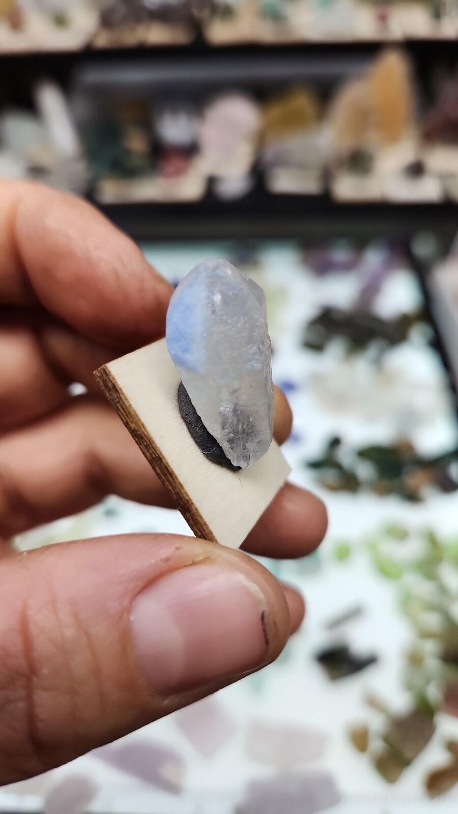 dumorturite with quartz #17