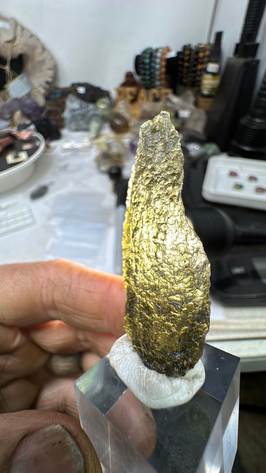 5.1g Angel Wing Moldavite #64