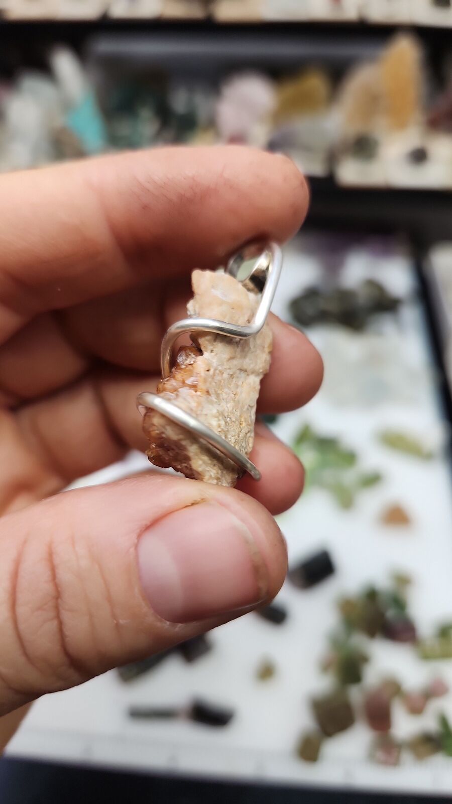 Garnet pendant #121