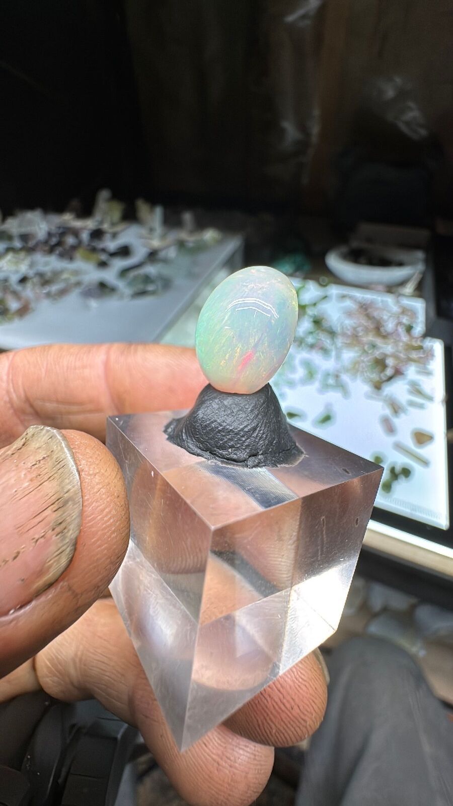 7.9ct Ethiopian Opal Cab Large #73