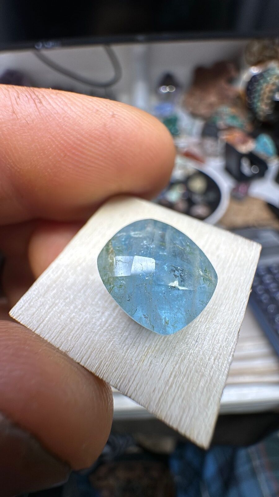 5.7ct Aquamarine Facet #24