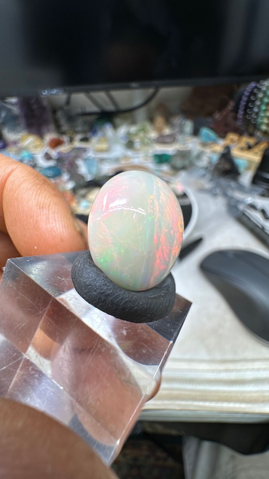 9.3ct Ethiopian welo Opal cab #15