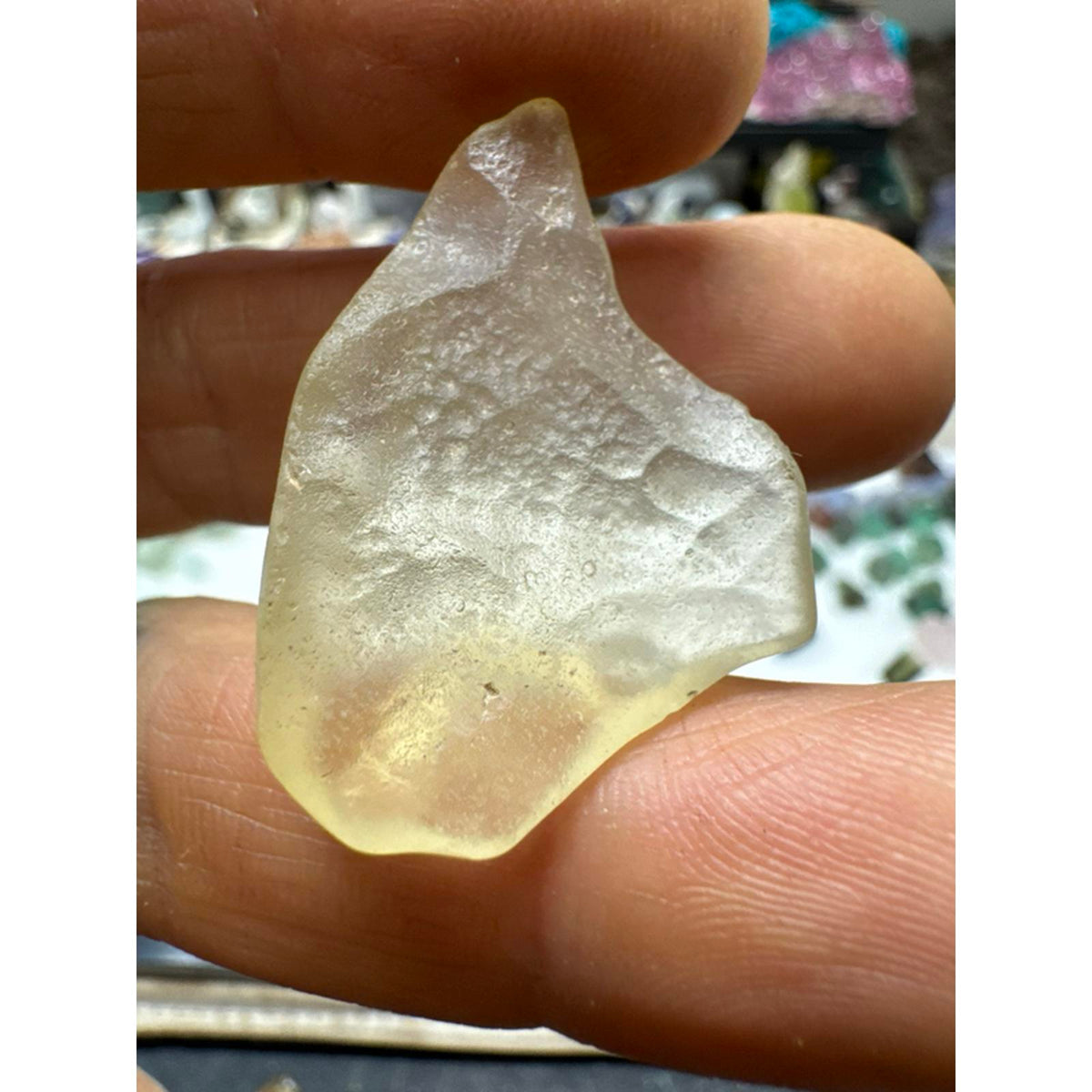 Libyan Desert Glass #264 7.6 Grams from Egypt Authentic Natural Specimen
