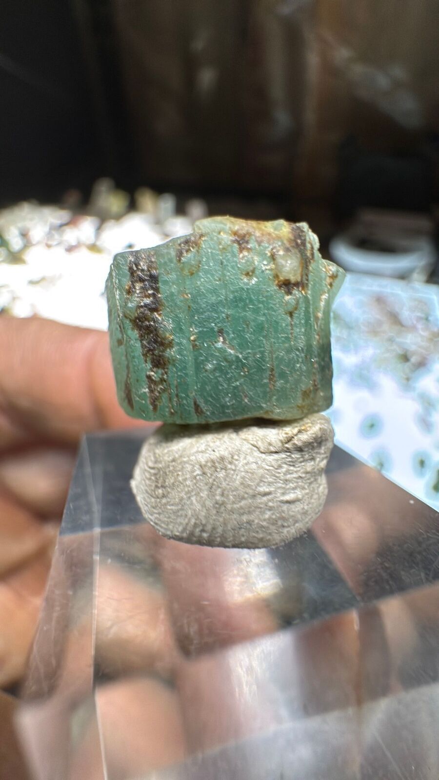 18.6ct Emerald Crystal Afghan #39
