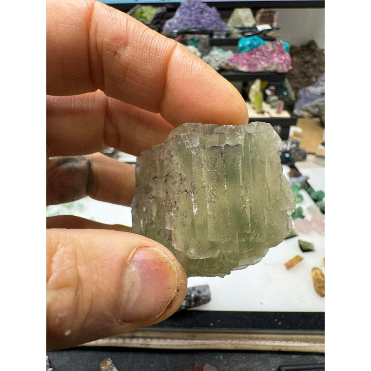 Fluorite Cube Specimen #231 - Natural Mineral Collectible for Enthusiasts